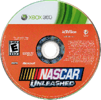 NASCAR Unleashed Xbox 360 US box art